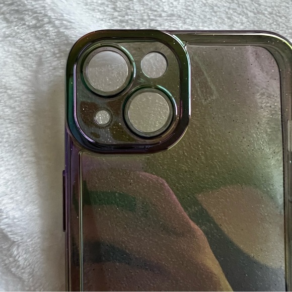 Gradient Glitter Clear Soft Case For IPhone 13 Shockproof Transparent - Picture 4 of 6